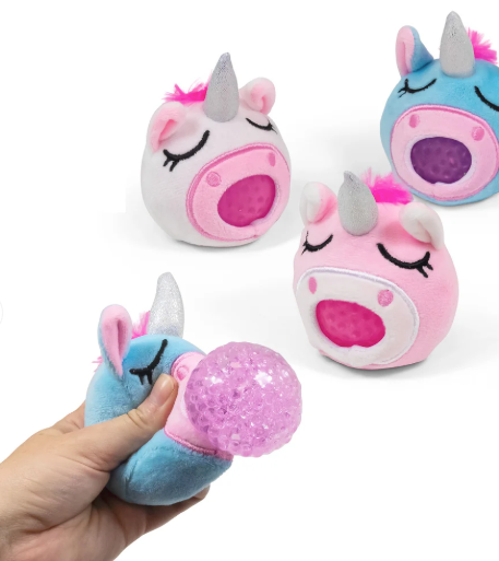 UNICORN PLUSH BEAD BALL