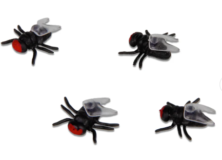 WIGGLE WORMS WITH FLIES