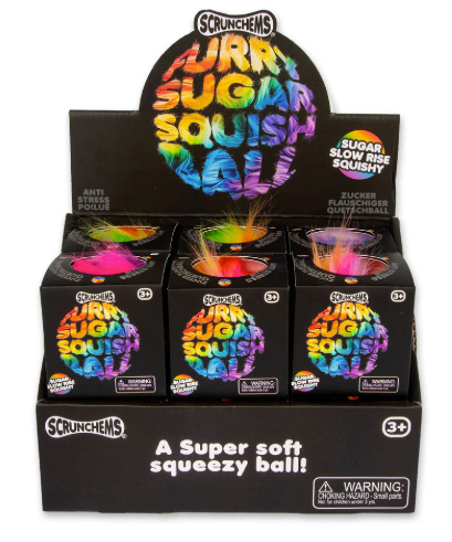 SCRUNCHEMS FURRY SUGAR SQUISH BALL