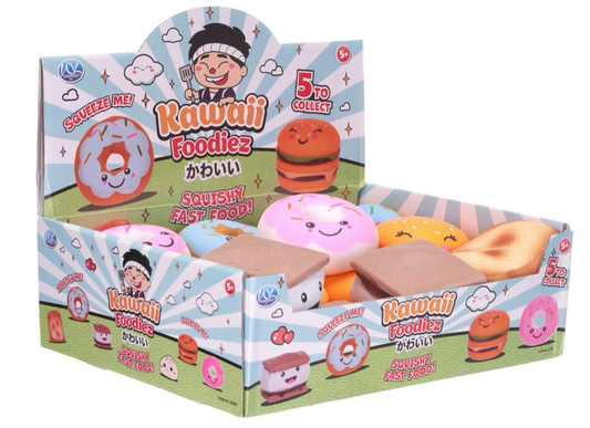 SQUISHY KAWAII FAST FOOD 5 ASST (DB)