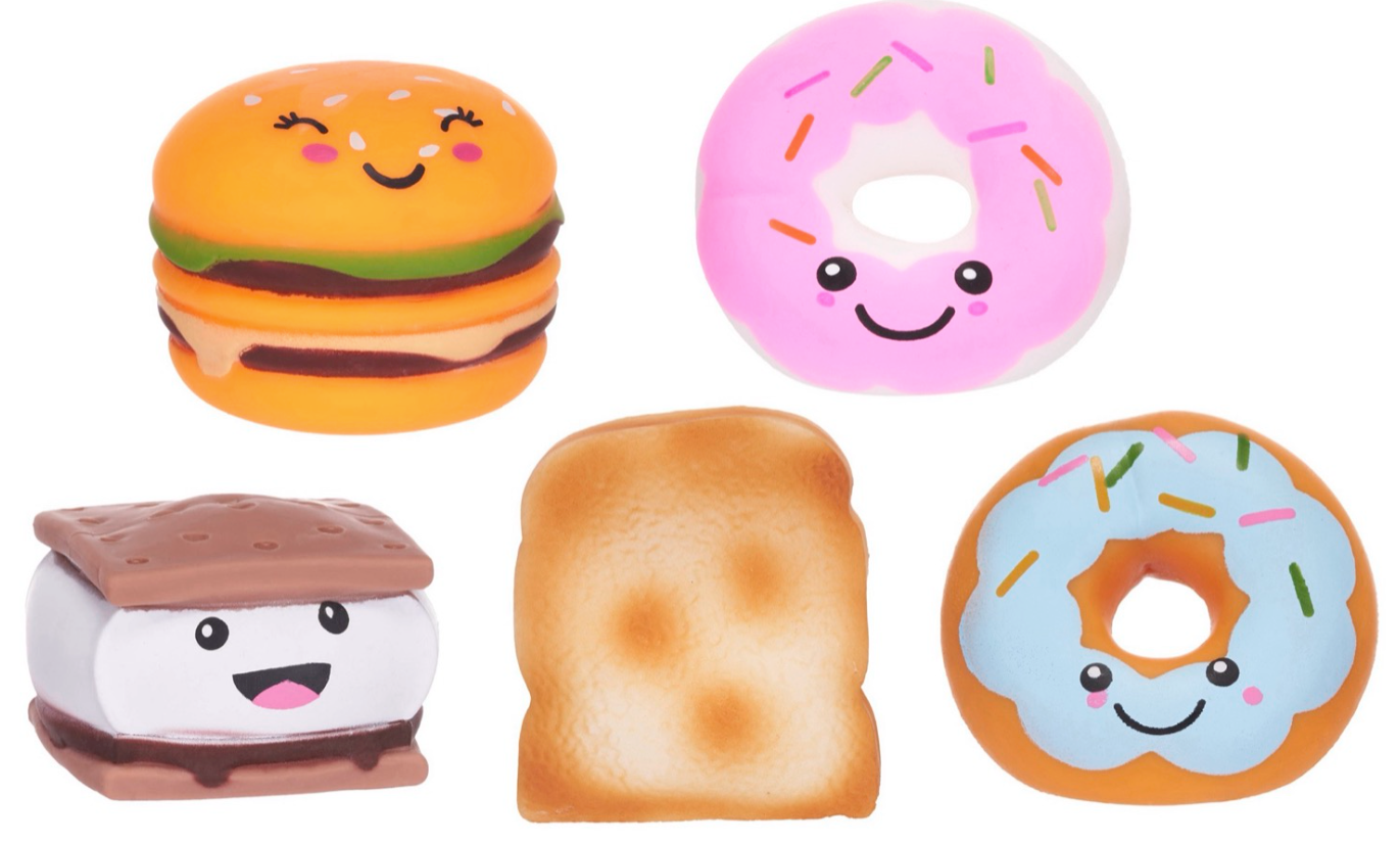 SQUISHY KAWAII FAST FOOD 5 ASST (DB)