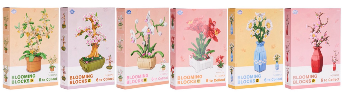 XL BLOOMING BLOCKS 6 ASST