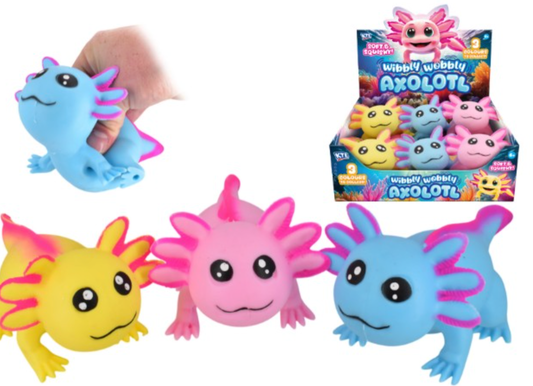 Soft Squishy Axolotl (3 Colours)