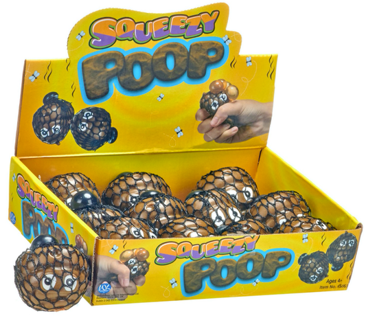 6.5CM SQUEEZY FUNNY FACE POOP