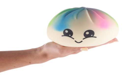 16CM KAWAII OMBRE SQUEEZY DUMPLING 6 ASST