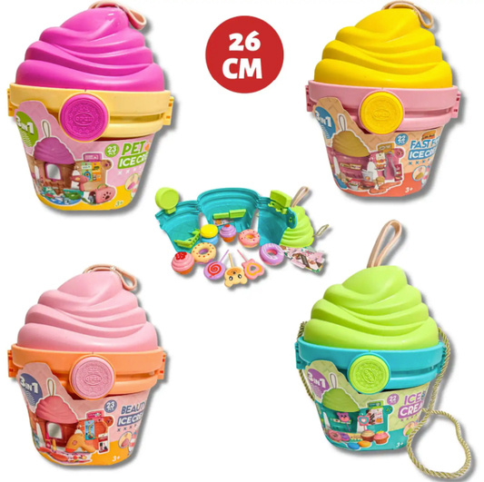 26CM ICE CREAM SHOULDER BAGS & ACCESSORIES 2 ASSTD