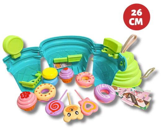 26CM ICE CREAM SHOULDER BAGS & ACCESSORIES 2 ASSTD