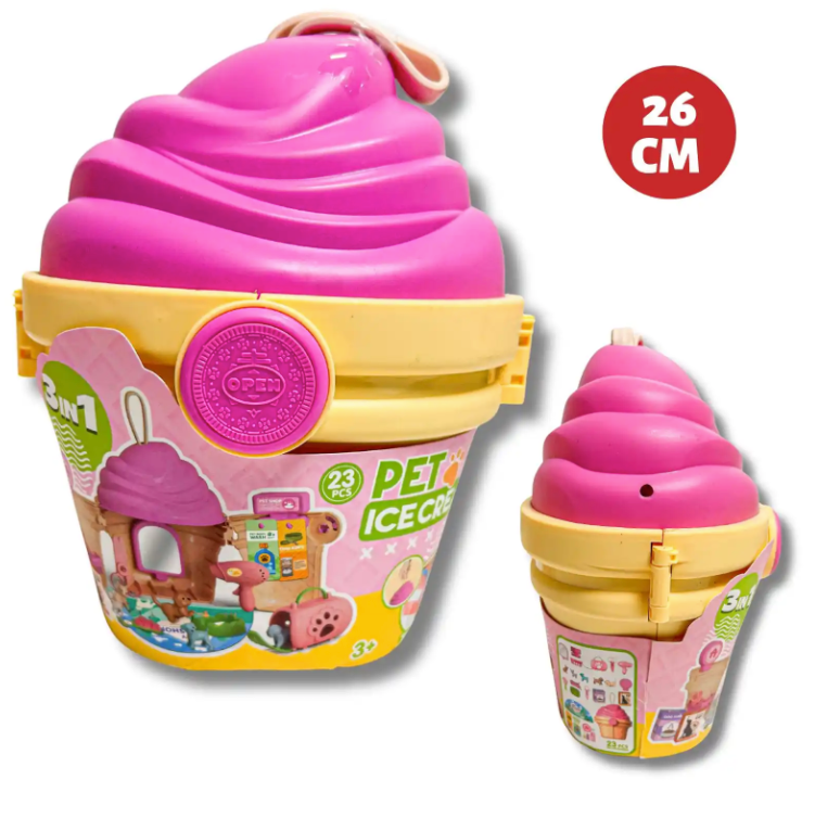 26CM ICE CREAM SHOULDER BAGS & ACCESSORIES 2 ASSTD