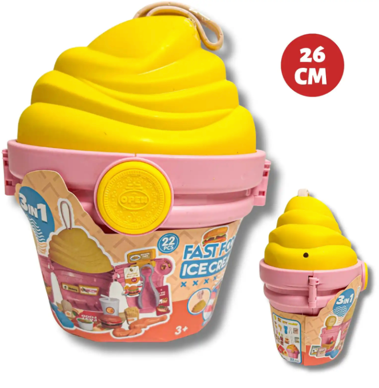 26CM ICE CREAM SHOULDER BAGS & ACCESSORIES 2 ASSTD