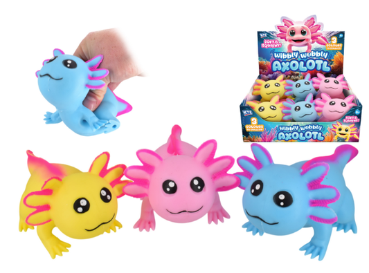 Soft Squishy Axolotl (3 Colours)