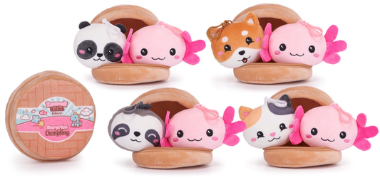 14CM KAWAII KUTIES DUMPLING WITH 2 BAGCLIPS