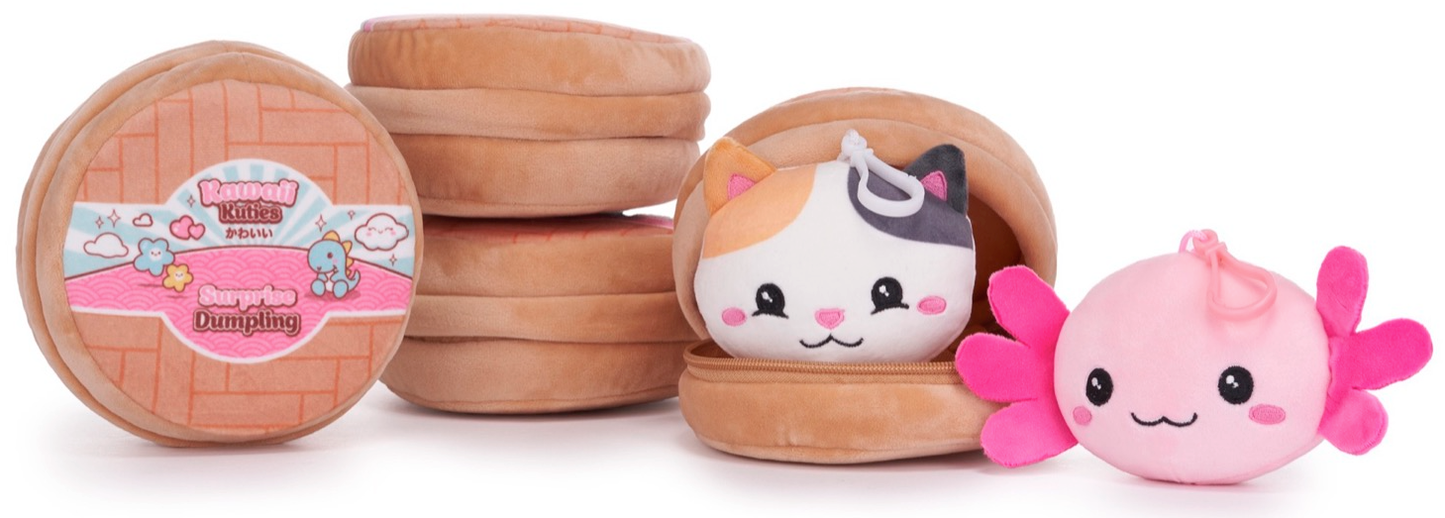 14CM KAWAII KUTIES DUMPLING WITH 2 BAGCLIPS