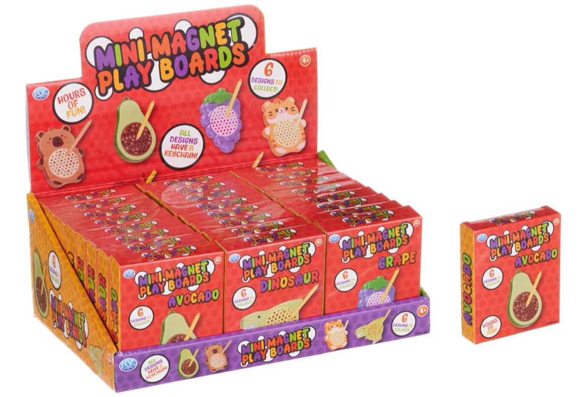 MINI MAGNET PLAY BOARD 6 ASST (DB)
