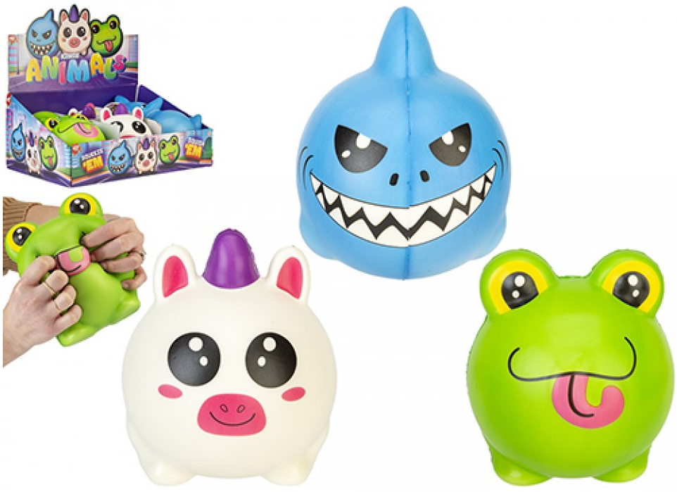 WIZZ TOYS KAWAII ANIMALS LARGE SQUISHY SLOW RISE 18CM
