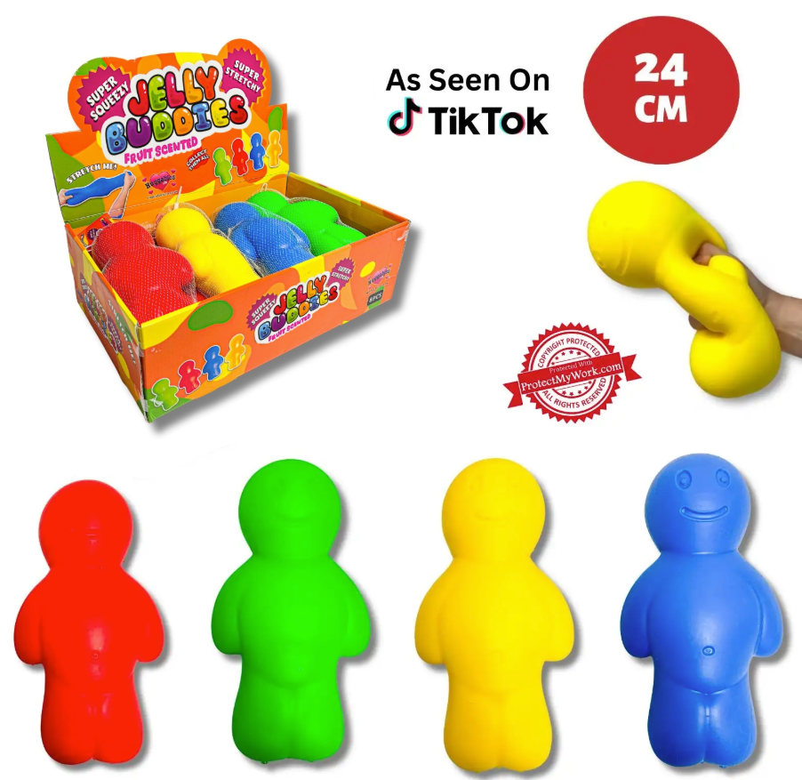 24Cm Squeezy Jelly Buddies