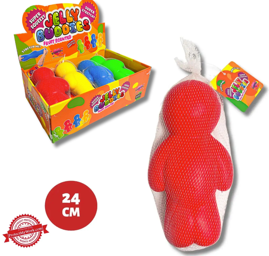 24Cm Squeezy Jelly Buddies