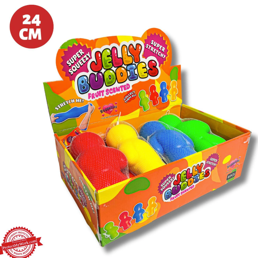 24Cm Squeezy Jelly Buddies