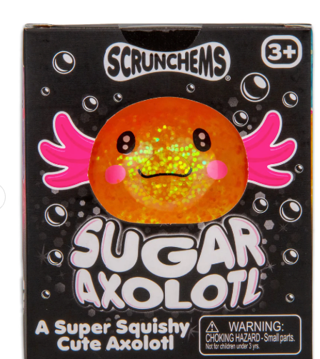 SCRUNCHEMS SUGAR AXOLOTL