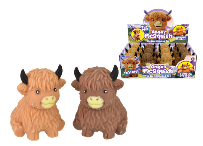 Squeezy Sitting Highland Cow