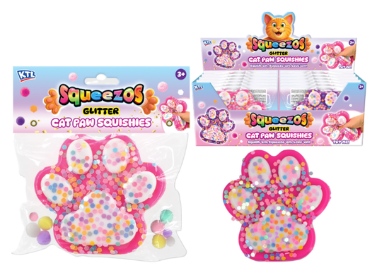 180g Large Cats Paw With Glitter & Bobbles