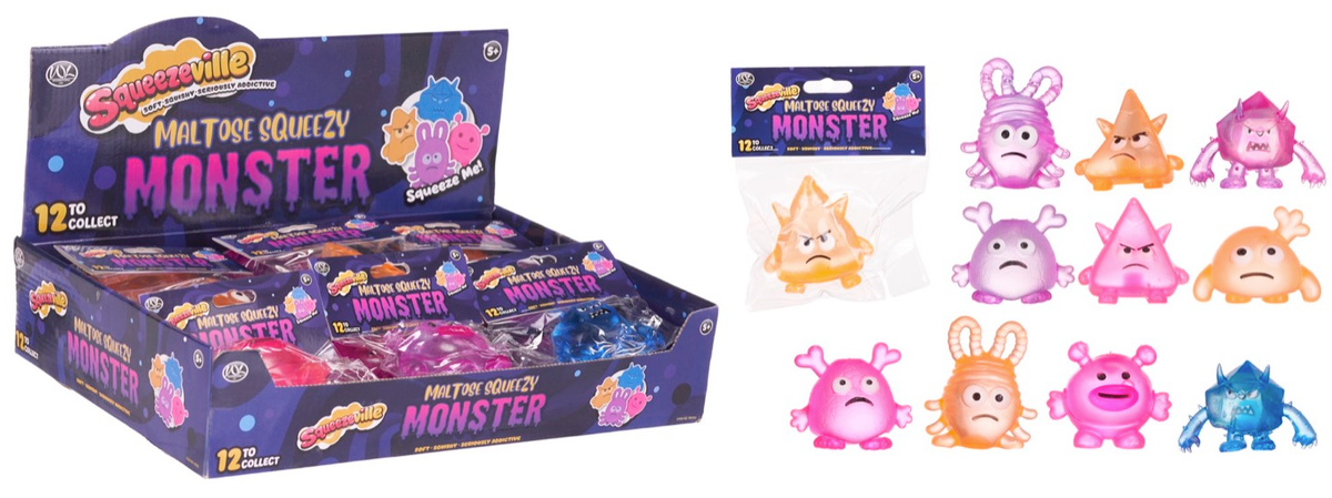MALTOSE MONSTER 12 ASST (DB) 8x7CM