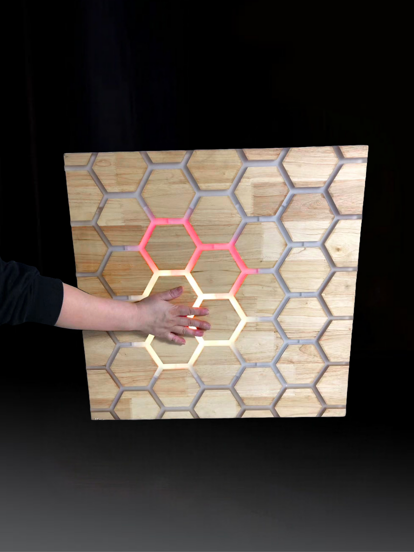 Touch Interactive Honeycomb Panel, Wall Mounted