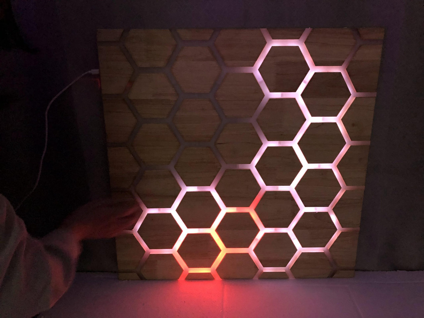 Touch Interactive Honeycomb Panel, Wall Mounted