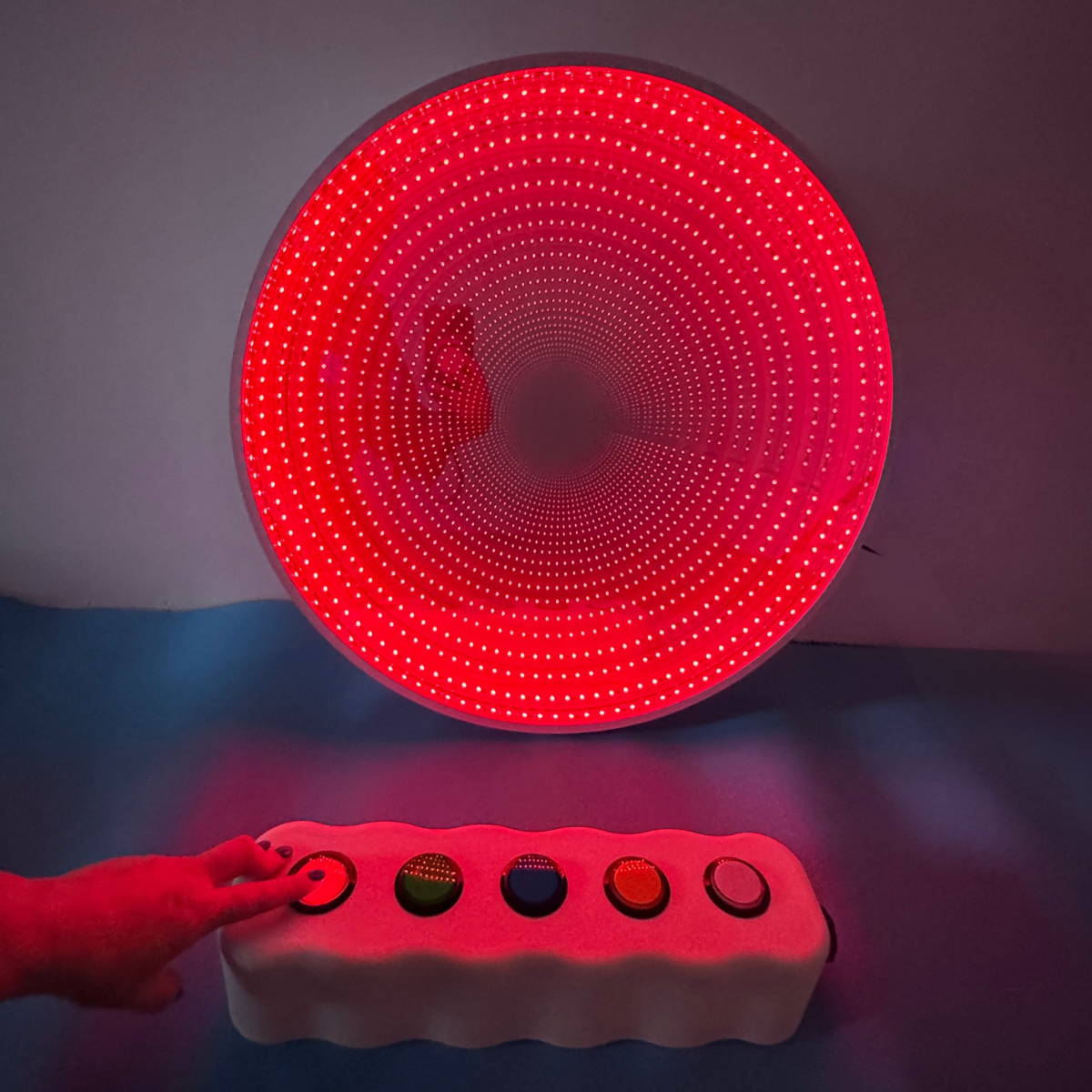 60cm Infinity Mirror with Giant Remote Buttons