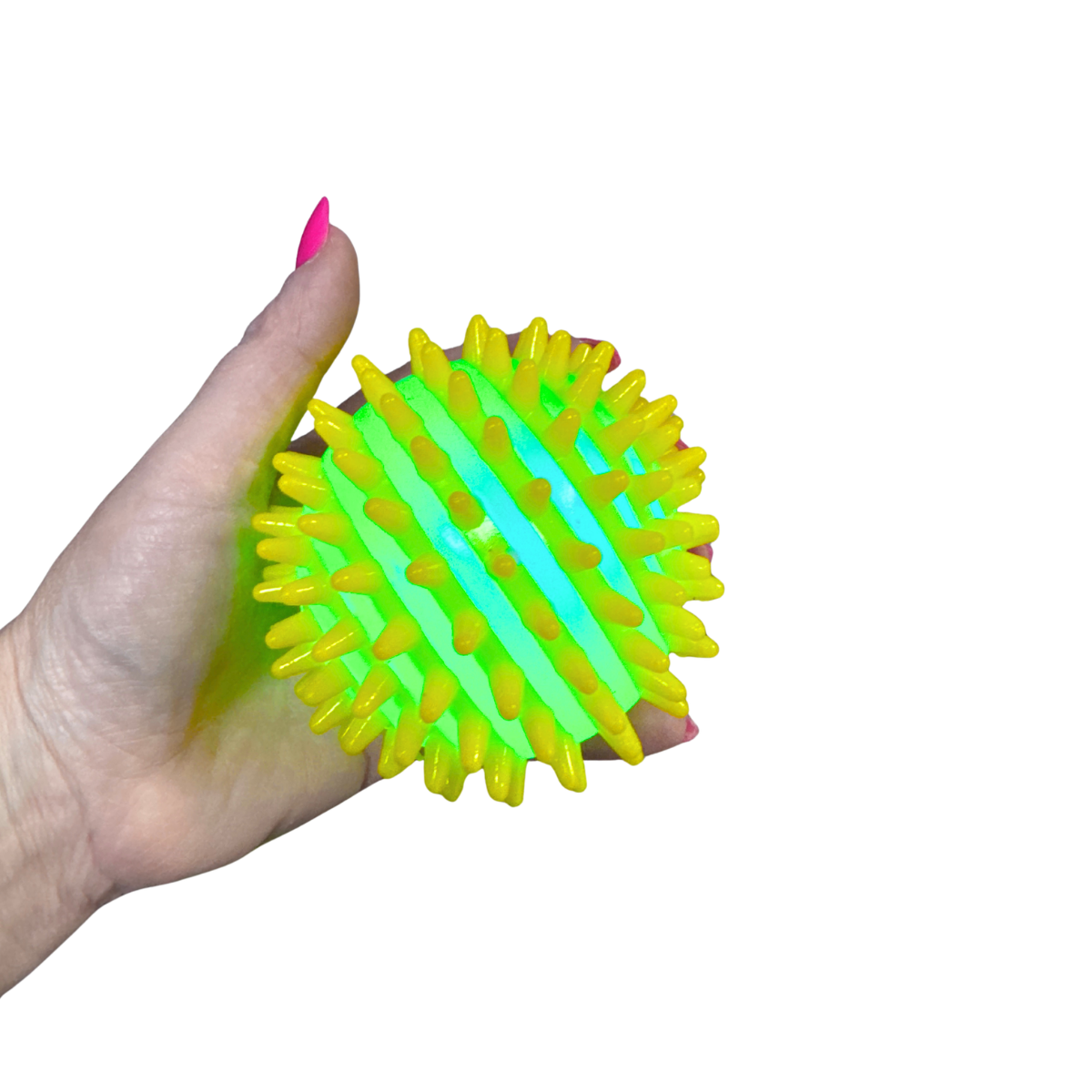 Spikey Flashing Stripy Ball Large