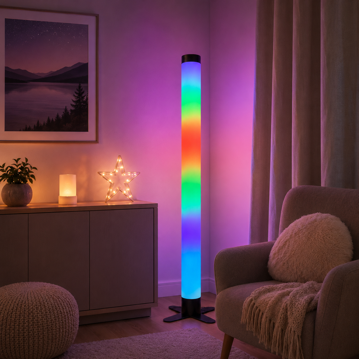 180cm Waterless Led Tube with Remote Control & Acrylic Bracket