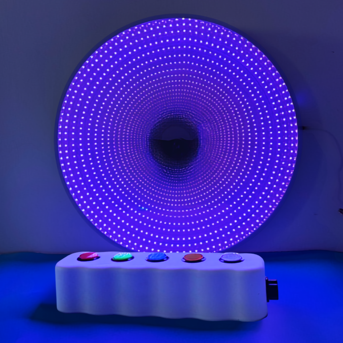 60cm Infinity Mirror with Giant Remote Buttons