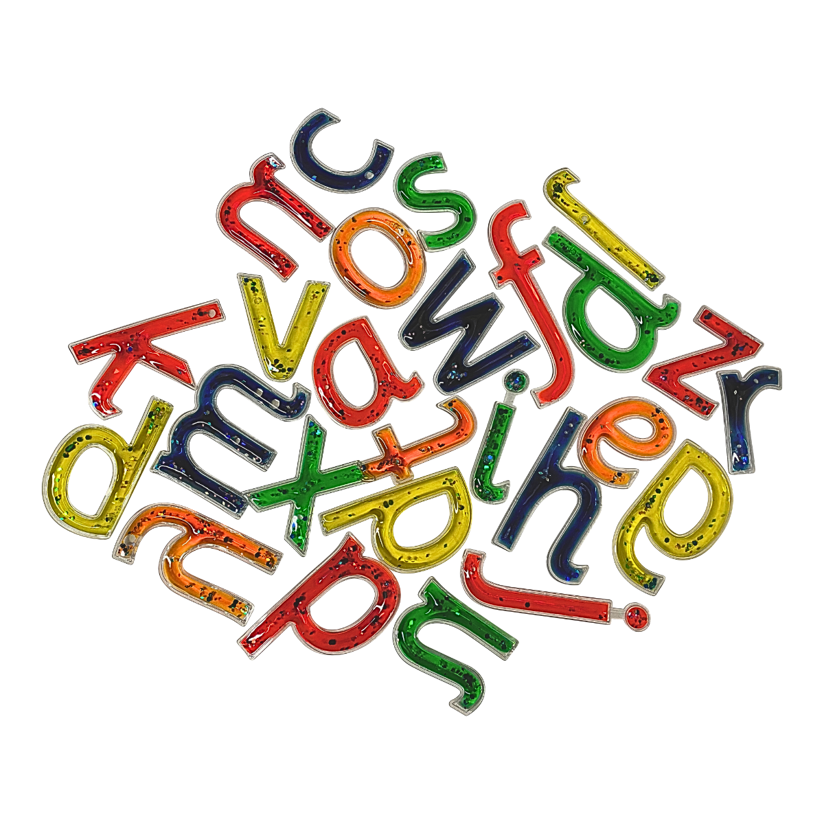 Squidgy Sparkle Transparent Gel Letters