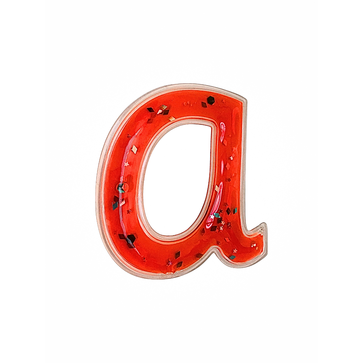 Squidgy Sparkle Transparent Gel Letters