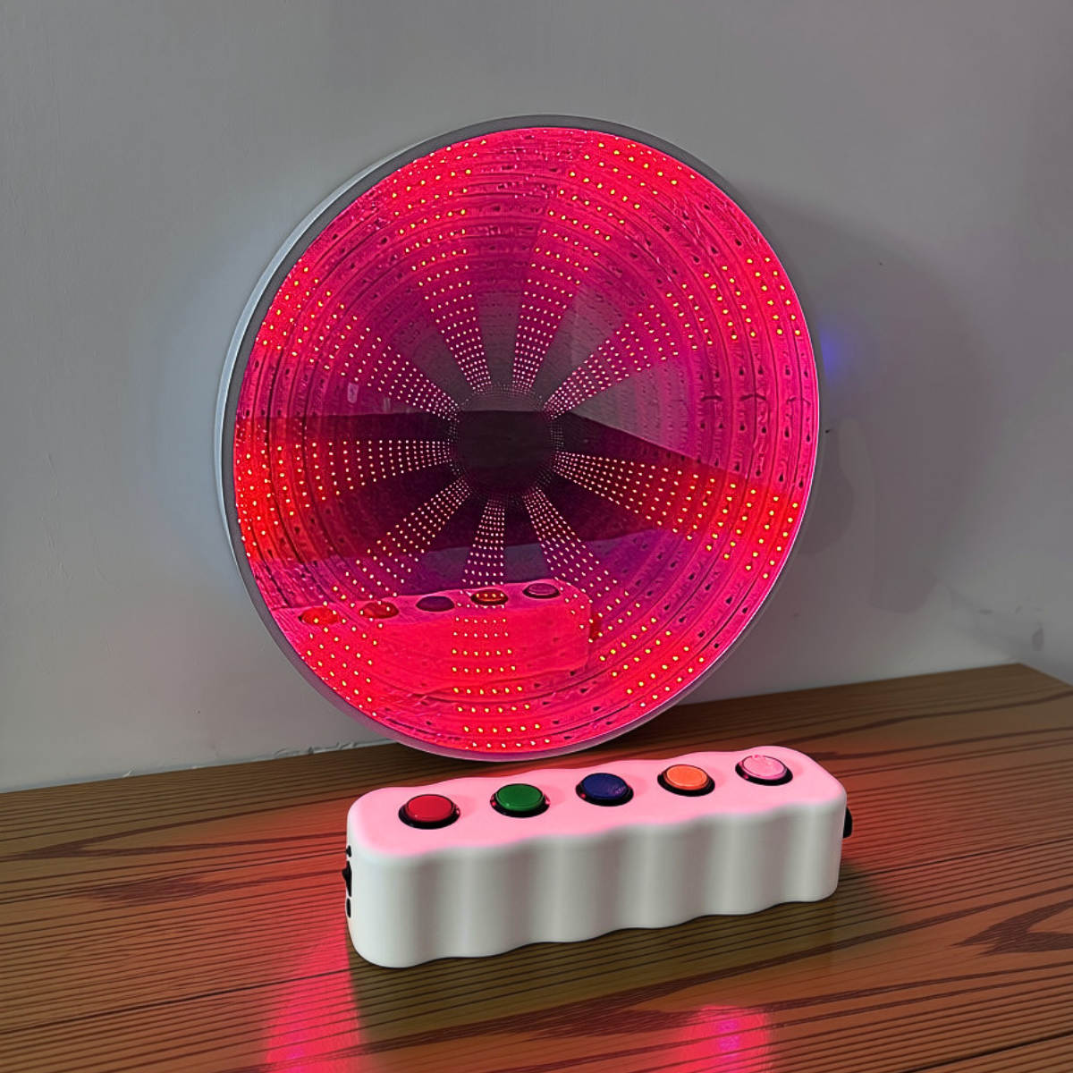 60cm Infinity Mirror with Giant Remote Buttons
