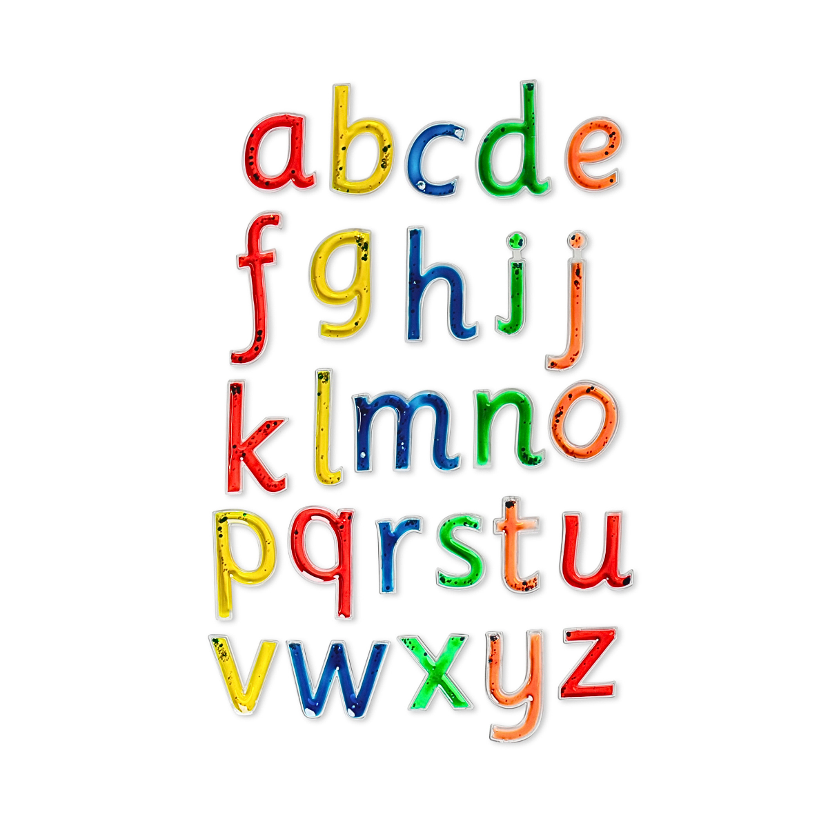 Squidgy Sparkle Transparent Gel Letters