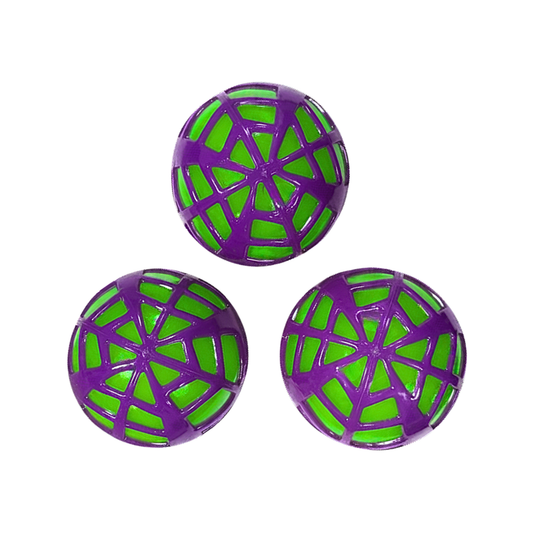 Easy to Grip Flashing Web Ball 8PCK