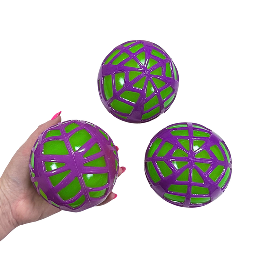 Easy to Grip Flashing Web Ball 8PCK