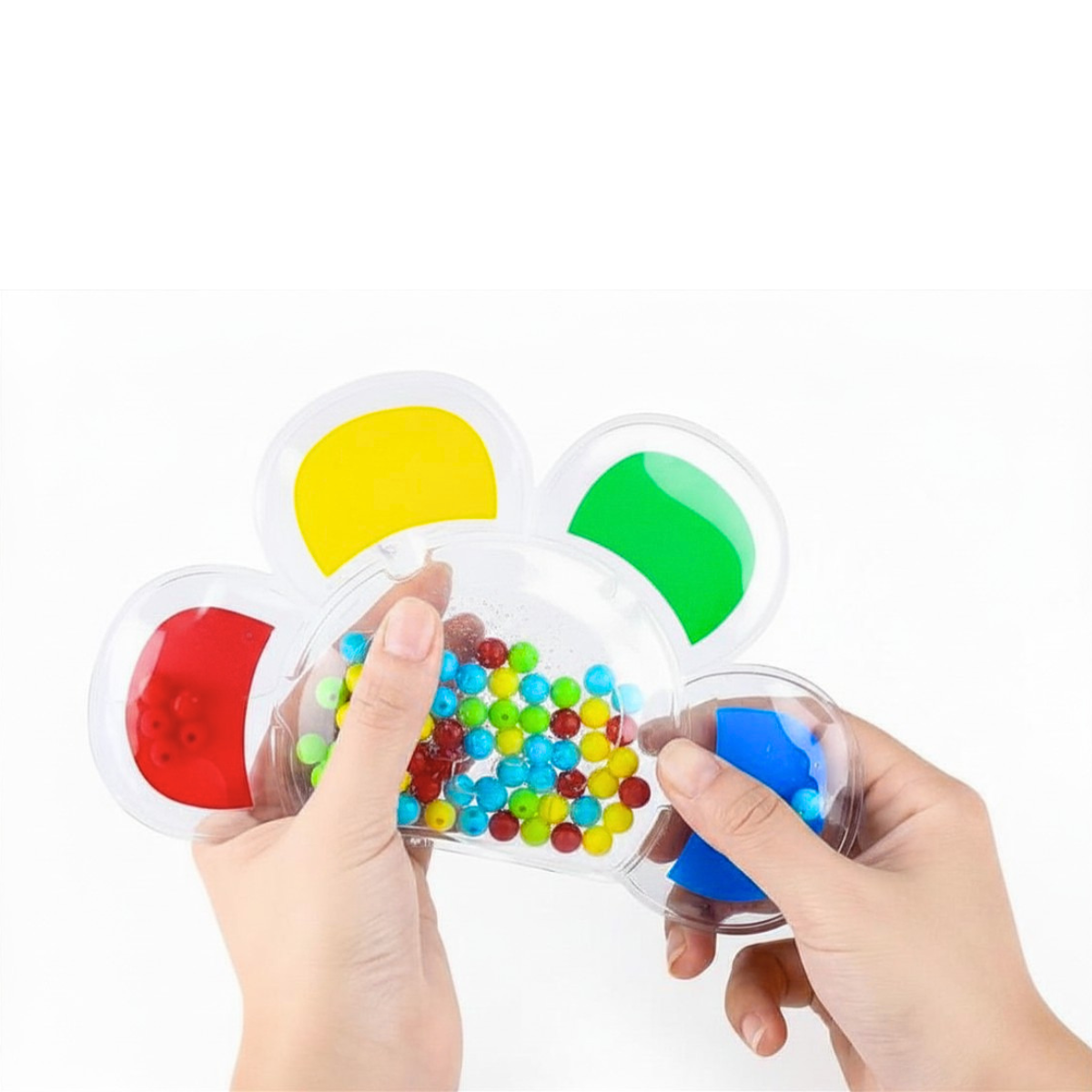 FLOWER BEAD MATCHING FIDGET PUZZLE