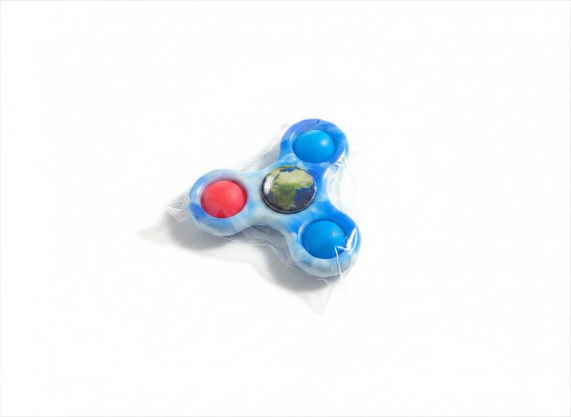 Push Pop Fidget Spinner Assorted