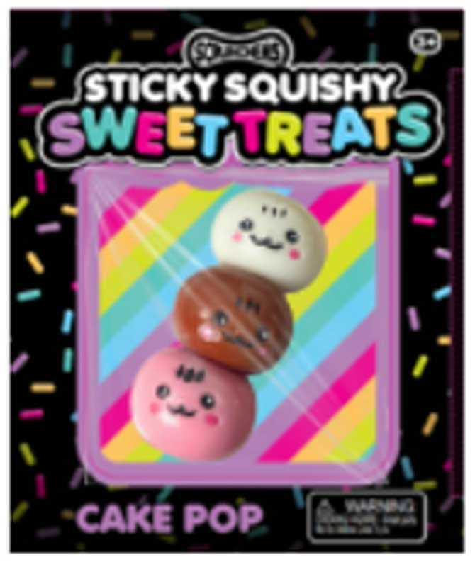 SCRUNCHEMS STICKY SQUISHY CAKE POP ASSORTED