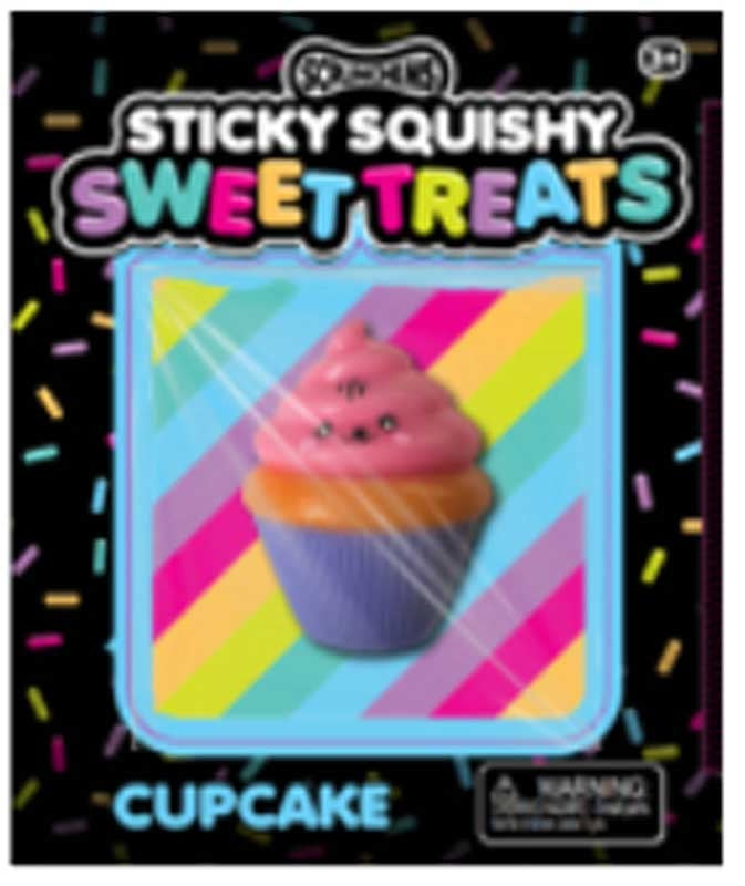 SCRUNCHEMS STICKY SQUISHY CUPCAKE ASSORTED