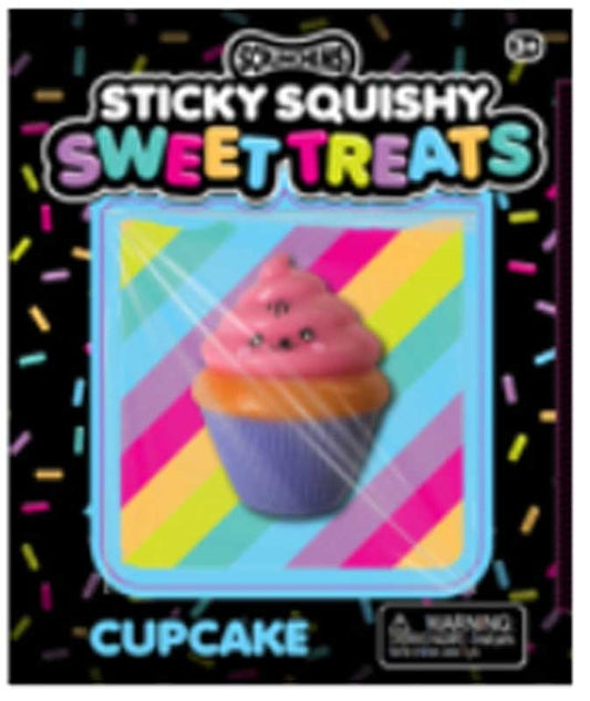 SCRUNCHEMS STICKY SQUISHY CUPCAKE ASSORTED