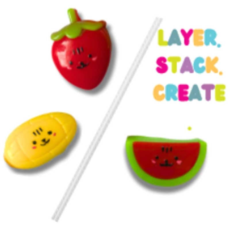 SCRUNCHEMS STICKY SQUISHY FRUIT STACK
