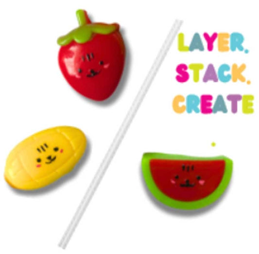 SCRUNCHEMS STICKY SQUISHY FRUIT STACK